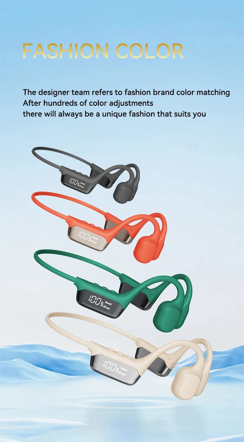 XIAOMI MIJIA Swimming Bone Conduction Earphones Bluetooth Wireless Hifi Headphone IPX8 Waterproof 32GB MP3 Player Mic Headset