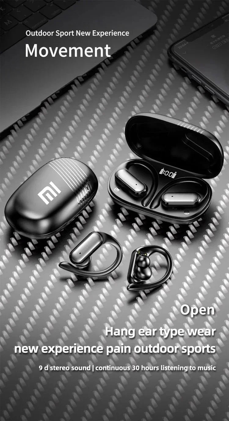 Xiaomi A520 Wireless Bluetooth 5.3 Earphones TWS Sports Earphones Touch HiFI Stereo Life Waterproof Ear Hanging Earphones