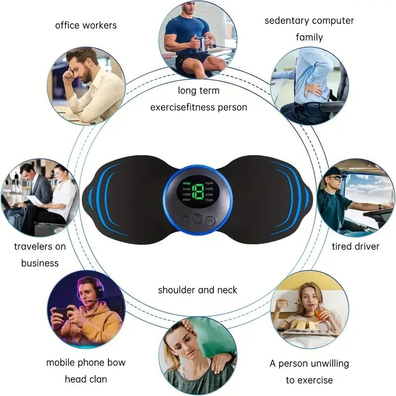Massager,Electric Massager-Suitable For Travel,Work Or Home,Soothing Massage Of Your Neck,Shoulders And Calf Muscles,Holiday