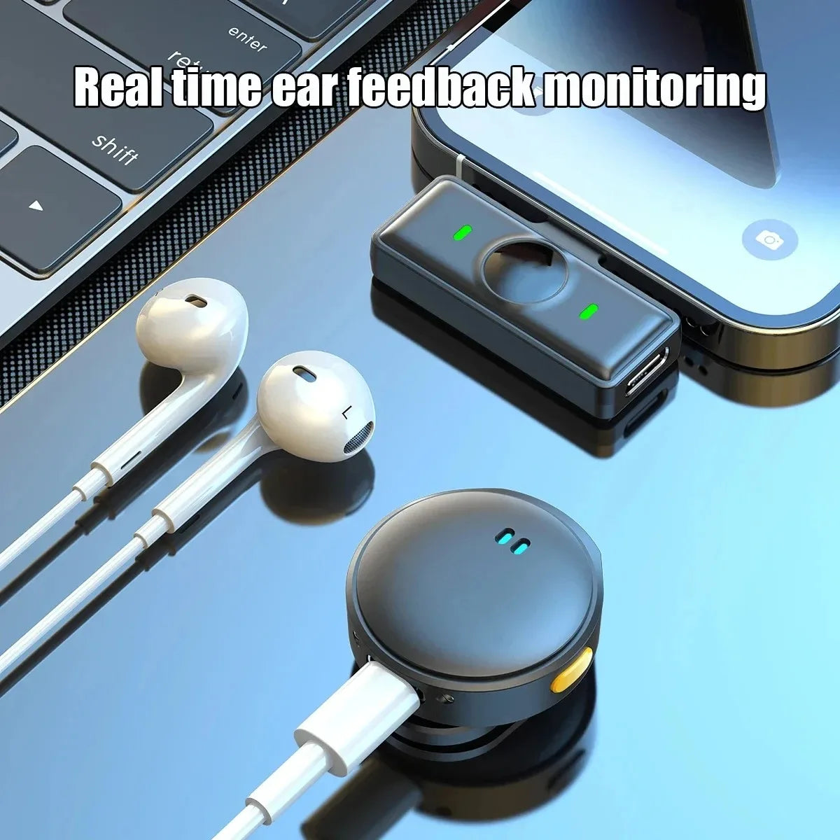Xiaomi Lavalier Microphone Wireless Microphone Magnetic Suction Microphone With Charging Case For Video Recording Plug and Play