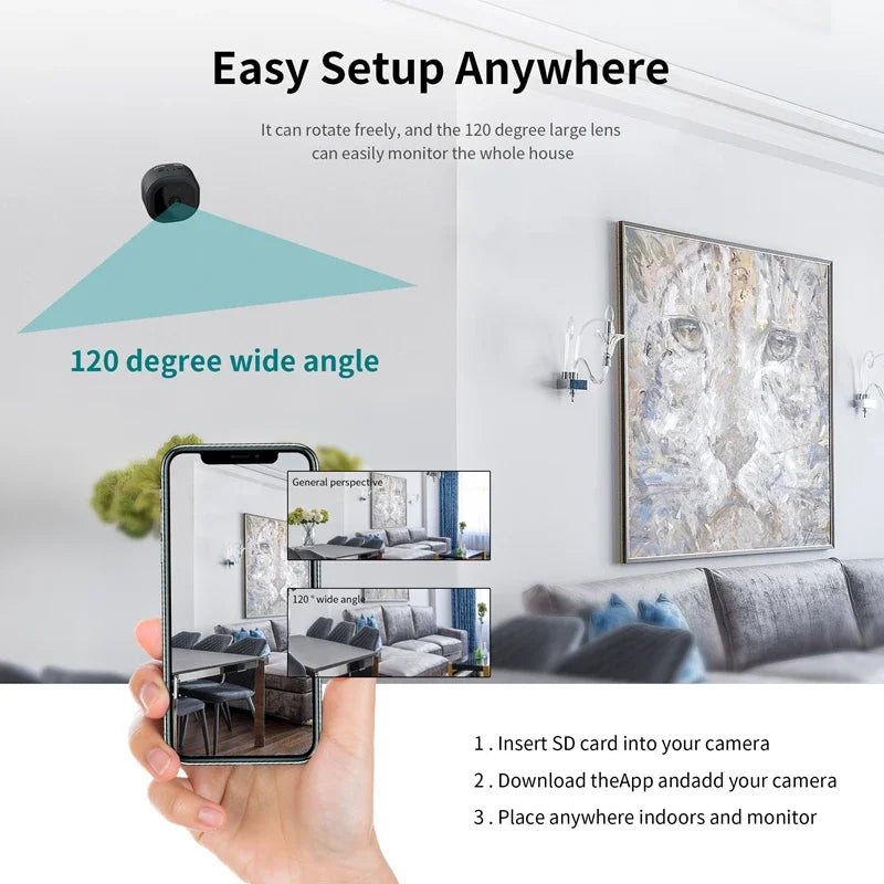 Xiaomi 4K Smart Wireless Home Surveillance HD Camera Battery Camera Indoor Outdoor Security Monitor For Home Theft Prevention