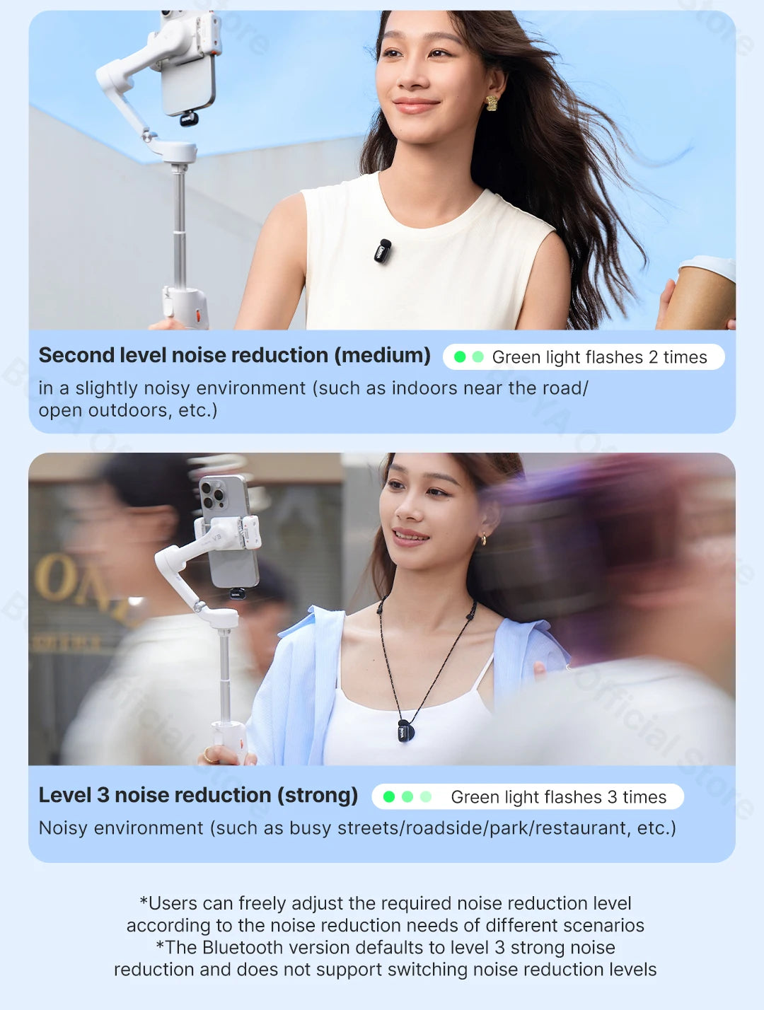 BOYA BOYA Mini Wireless Lavalier Lapel Microphone for iPhone iPad Android Type-C Phone Live Broadcast Audio Video Recording Vlog