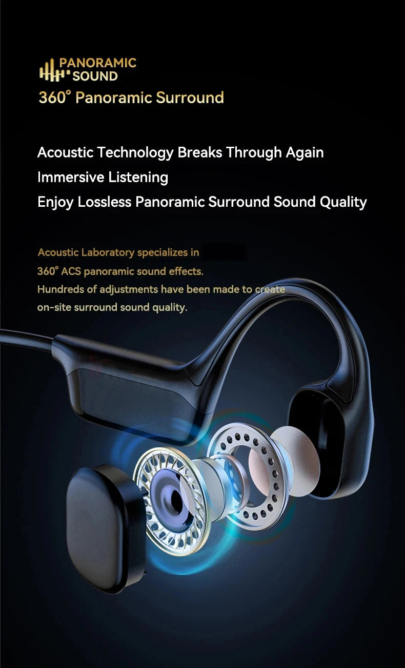 XIAOMI MIJIA Swimming Bone Conduction Earphones Bluetooth Wireless Hifi Headphone IPX8 Waterproof 32GB MP3 Player Mic Headset