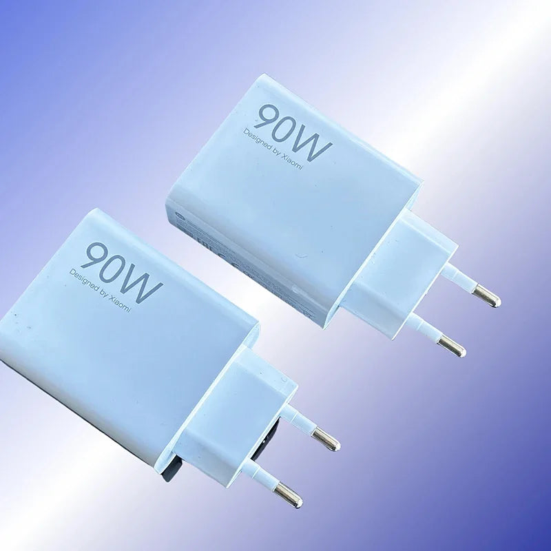 Xiaomi 90W Charger Fast Charge Quick USB 3.0 Type- C Charging Cable EU Charge Adapter For Redmi Note 13 Xiaomi 15 14 Ultra