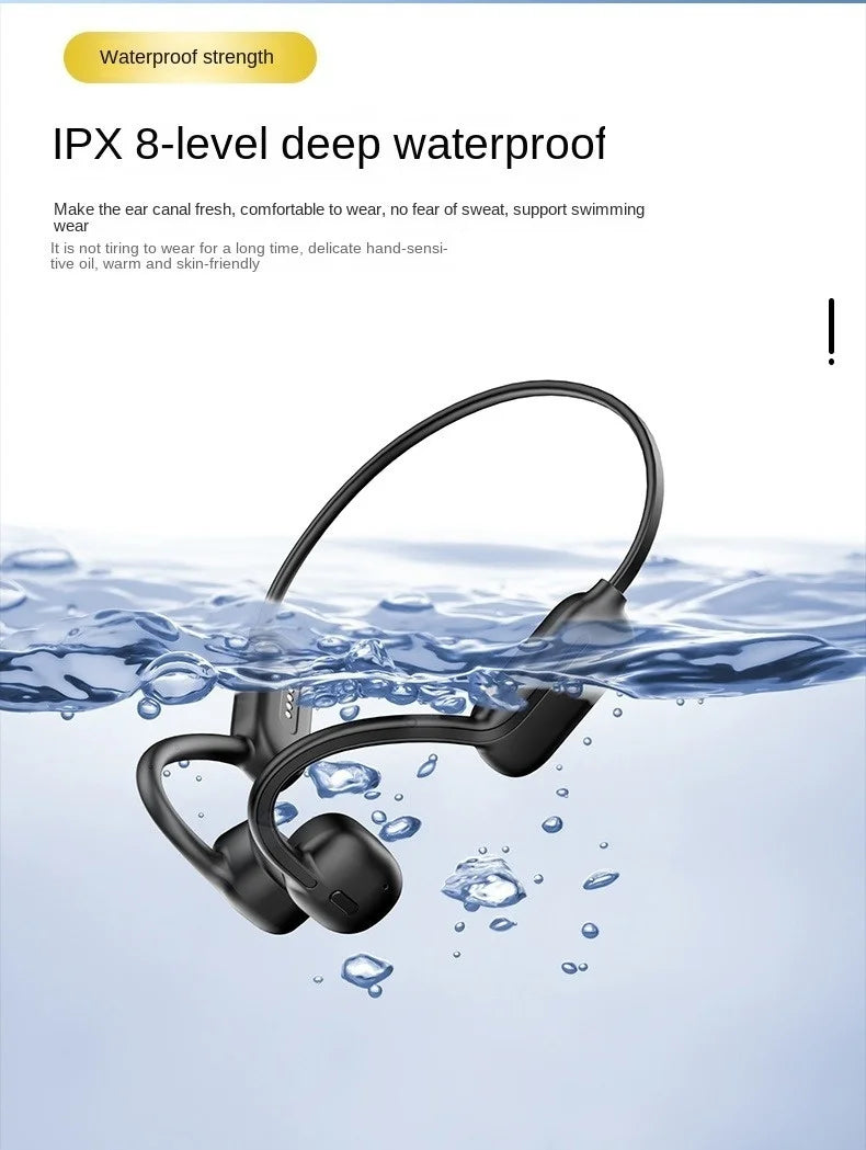XIAOMI MIJIA Swimming Bone Conduction Earphones Bluetooth Wireless Hifi Headphone IPX8 Waterproof 32GB MP3 Player Mic Headset